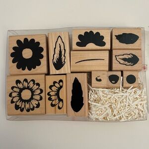 CTMH S366 Whoops a Daisy rubber stamps EUC